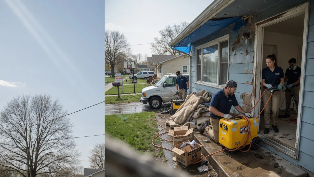 Basement Flood Cleanup in Foxboro, MA near me